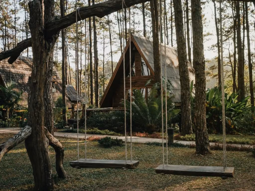 Woodlands Retreat living space